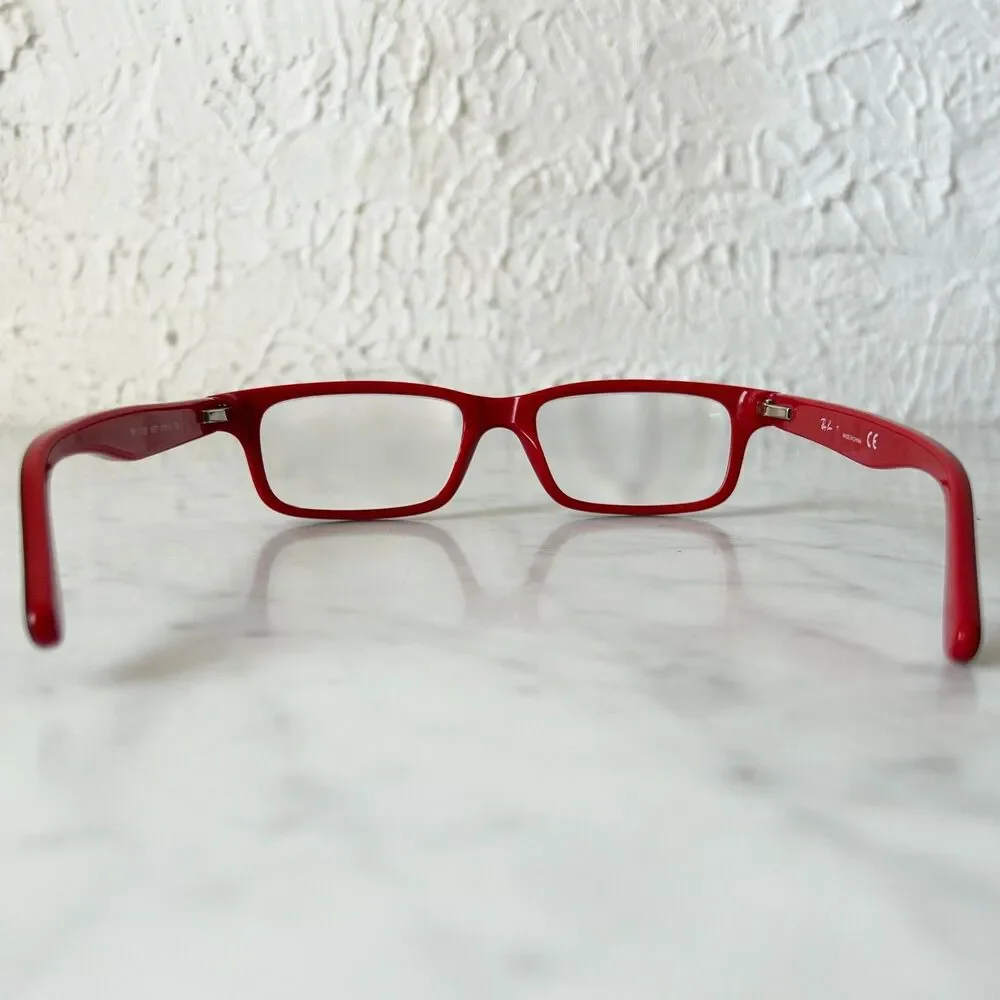 Ray-Ban Junior Kids Eyeglass Frames 1535 Lot of 2 Red/Black+Blue/Green 48-16-130